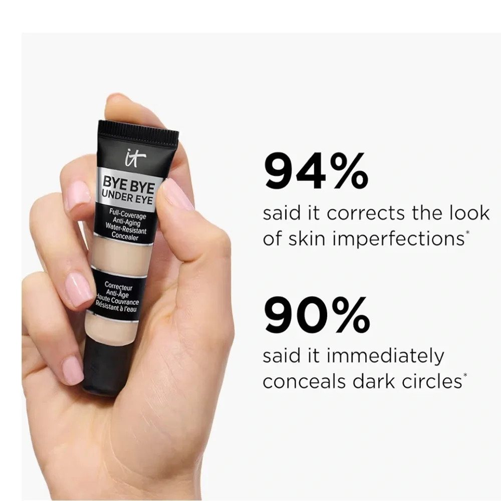 IT Cosmetics Bye Bye Under Eye Concealer - Water-Resistant, 24H Full Coverage